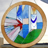 3rd Stained glass